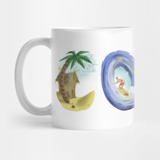 Cory Personalized Beach Art Mug